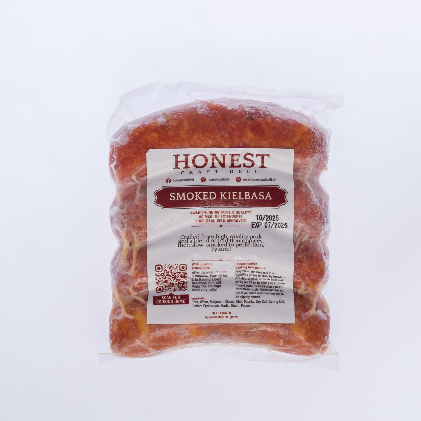 Smoked Kielbasa (Approx. 500g)