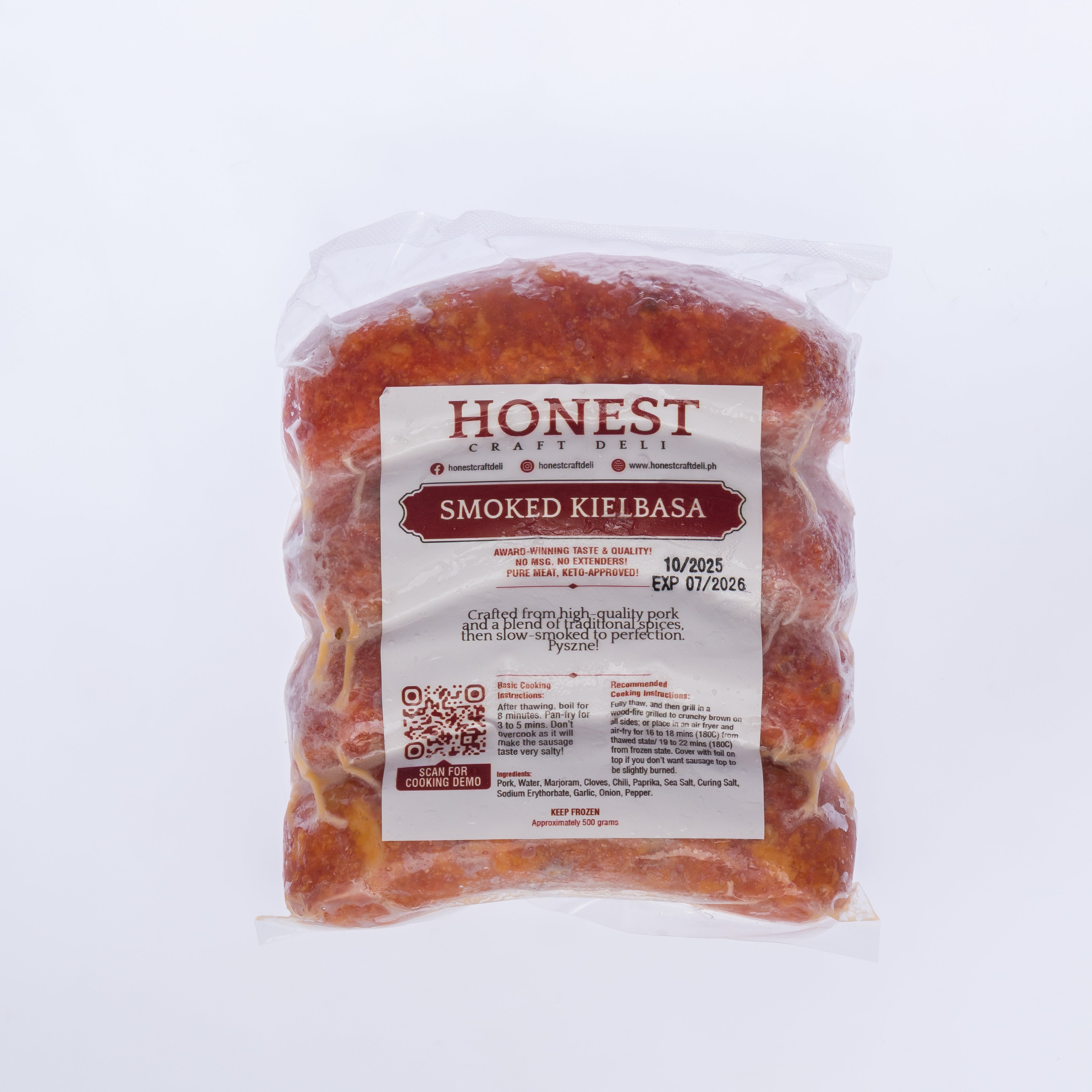 Smoked Kielbasa (Approx. 500g)