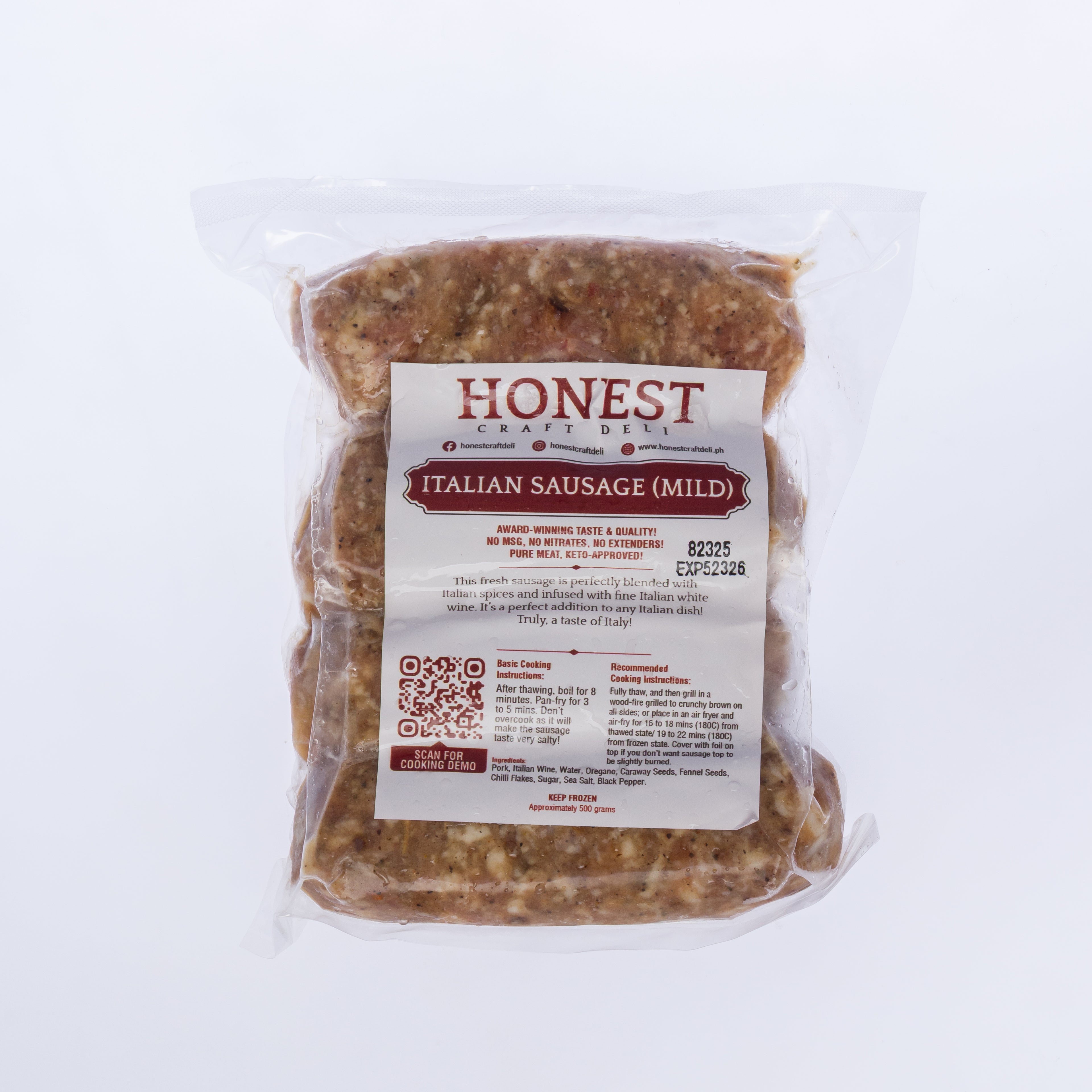 Italian Sausage (Approx. 500g)