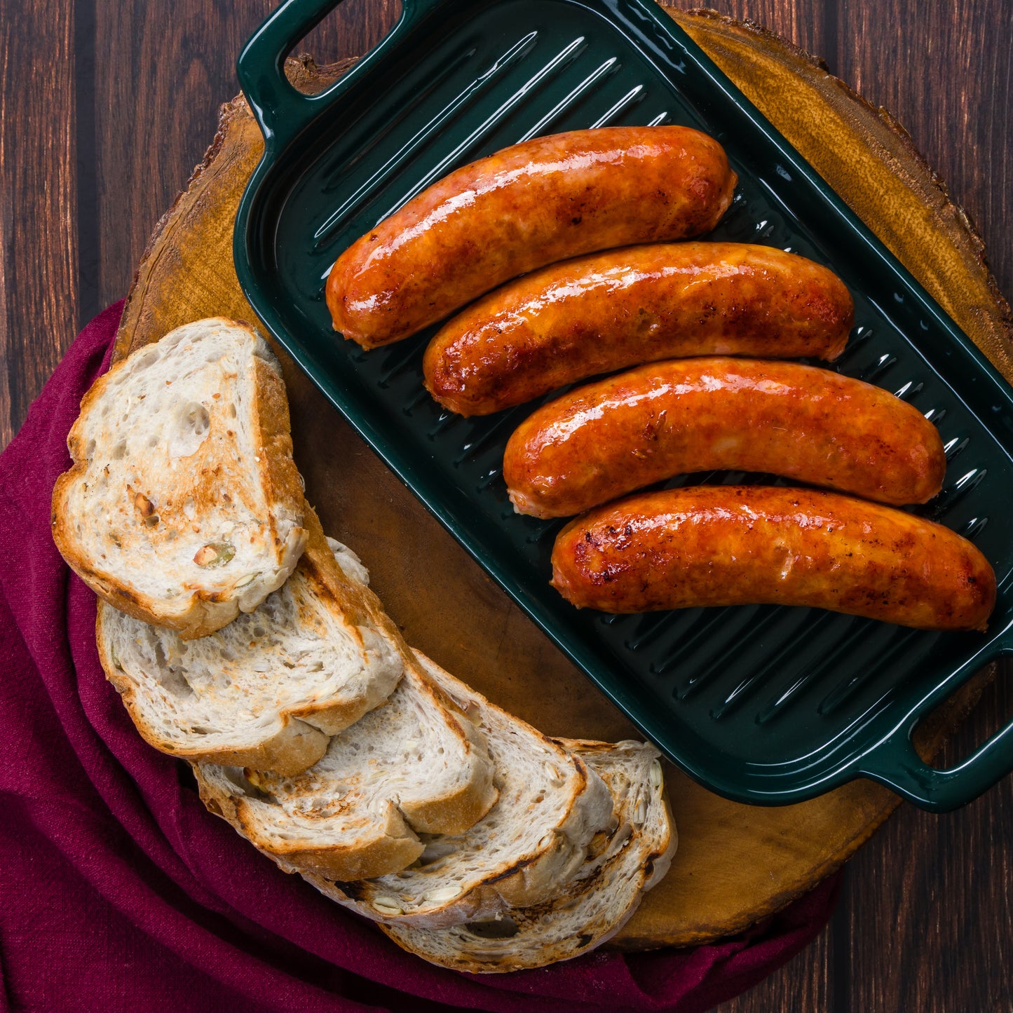 Smoked Cheddar Brats (Approx. 500g)