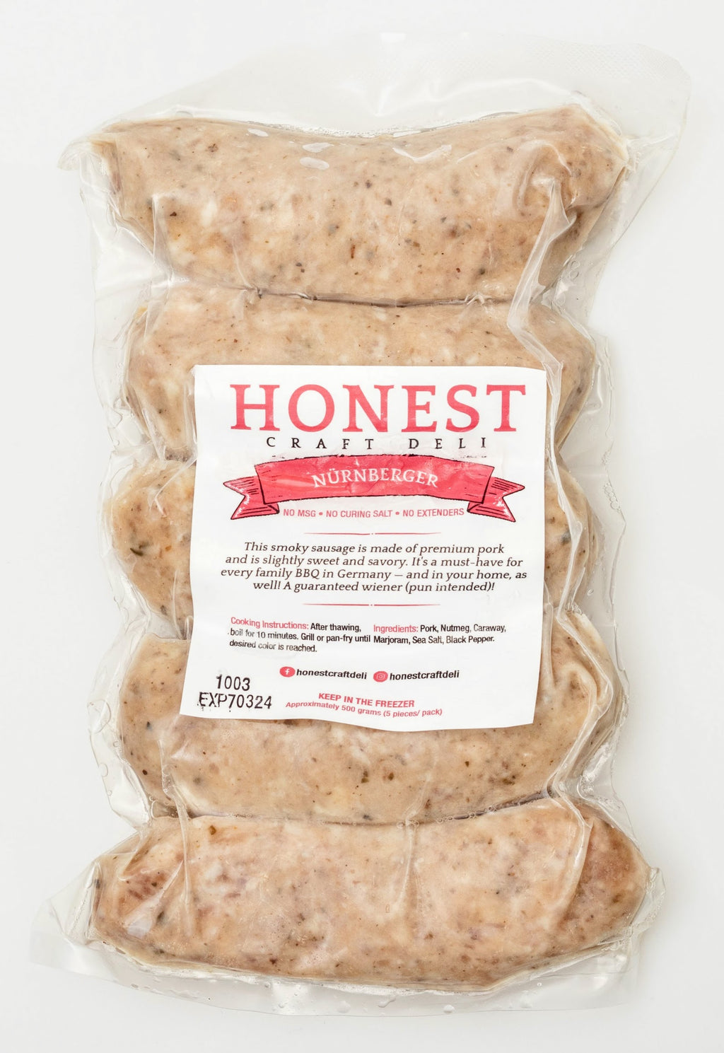 Nürnberger (Approx. 500g)