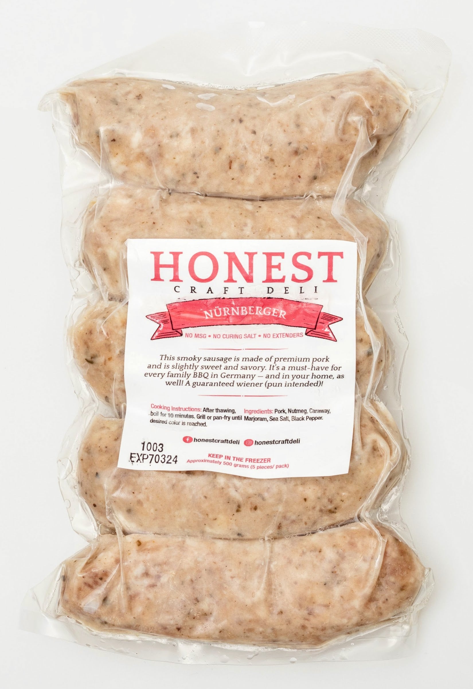 Nürnberger (Approx. 500g)